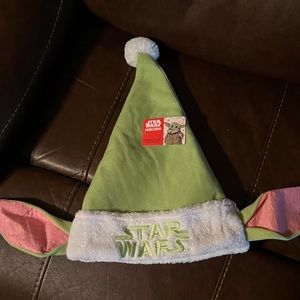 Baby Yoda Santa Hat